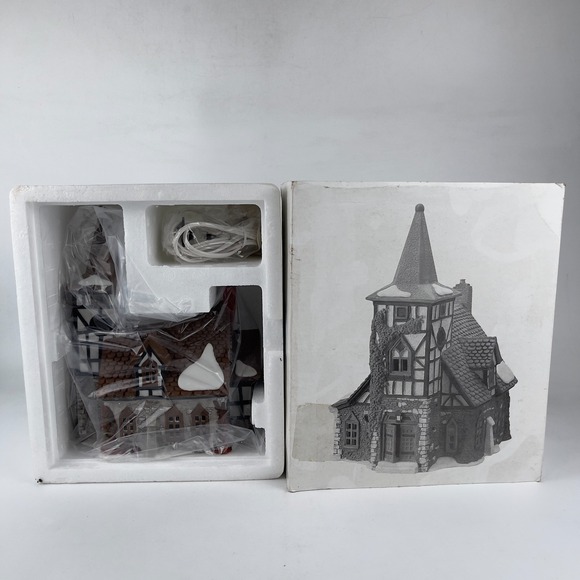 Department 56 Christmas Heritage Dickens Village Series 'Old Michael Church - Picture 1 of 11